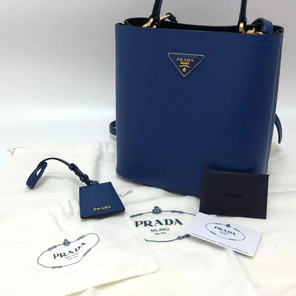 PRADA Panniers 2WAY Bag Shoulder Bag Handheld Tote Bag - Picture 10 of 16